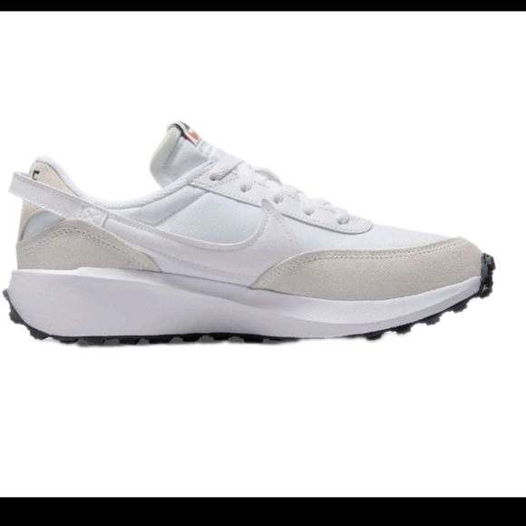 Nike Women Nike Waffle Women\'s Debut Retro Style Trendy Trainer Shoes In White Cream 8.5